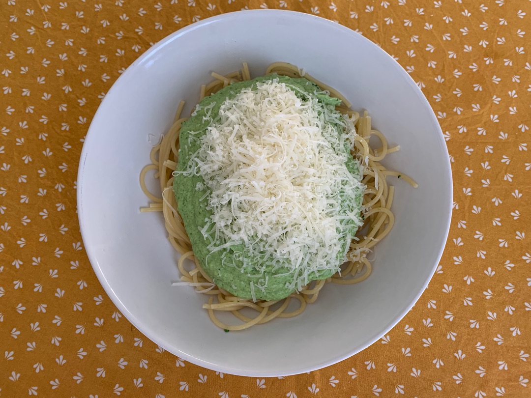 Pasta con salsa de brócoli 