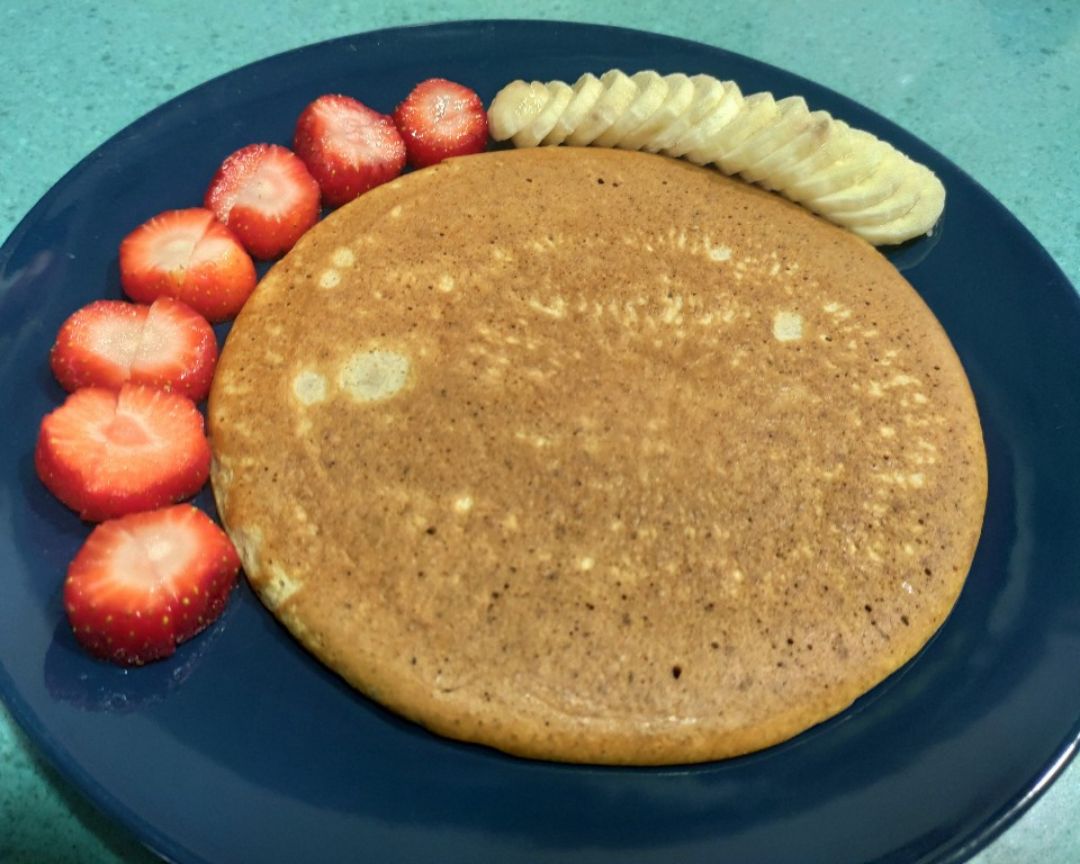 Maxi tortita de avena y plátano Maxi tortita de avena y plátano