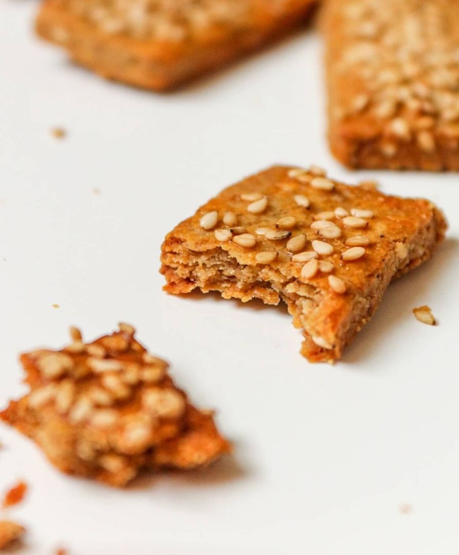 CHEESE CRACKERS SUPER CRUJIENTES VEGANOS Paso 5 CHEESE CRACKERS SUPER CRUJIENTES VEGANOS Paso 5