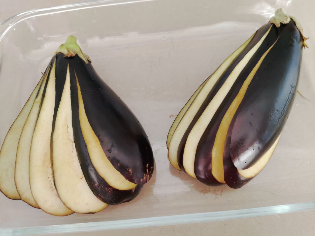 Abanico de Berenjena Paso 0