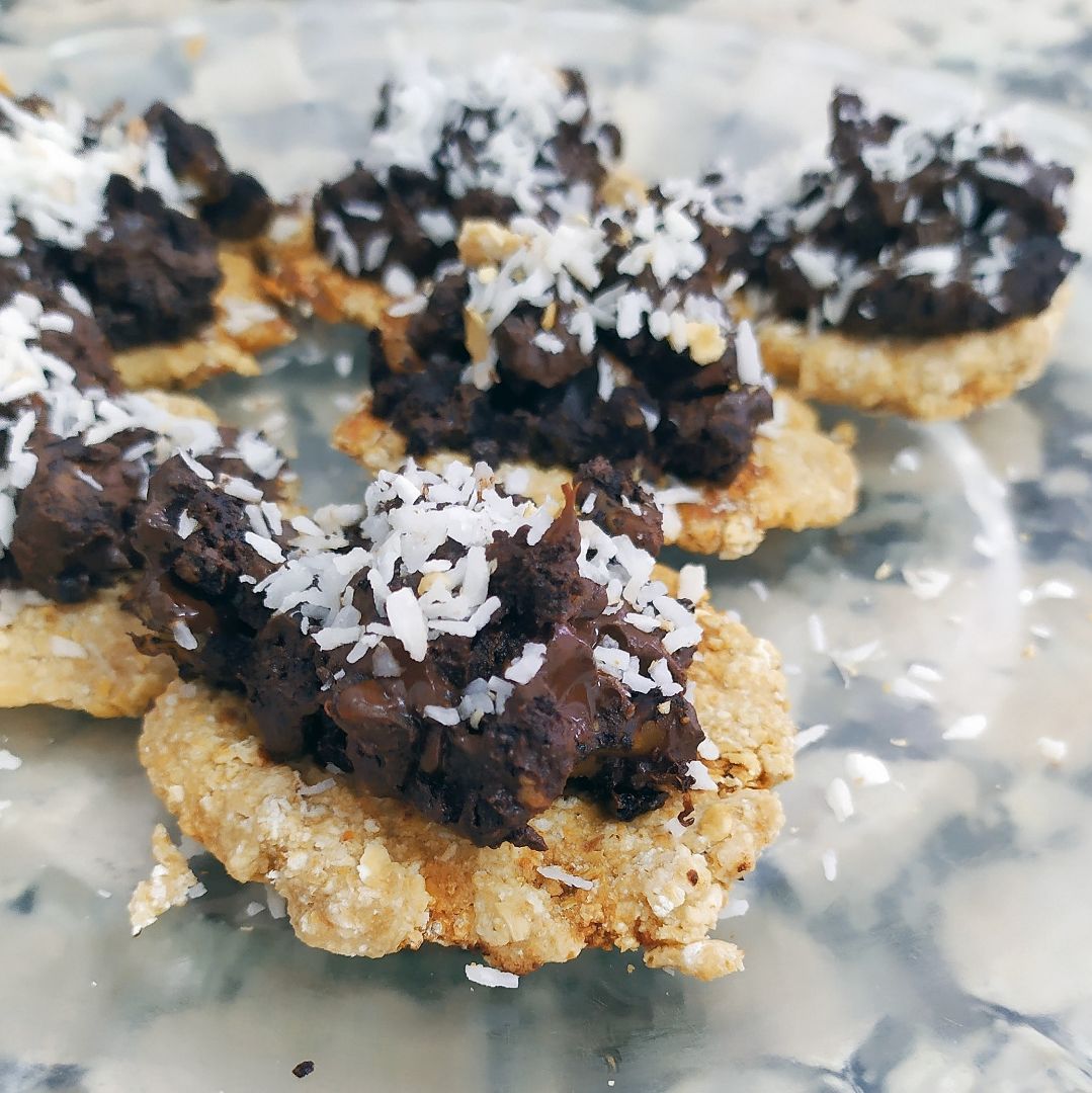 Cookies de choco-avena. Cookies de choco-avena.