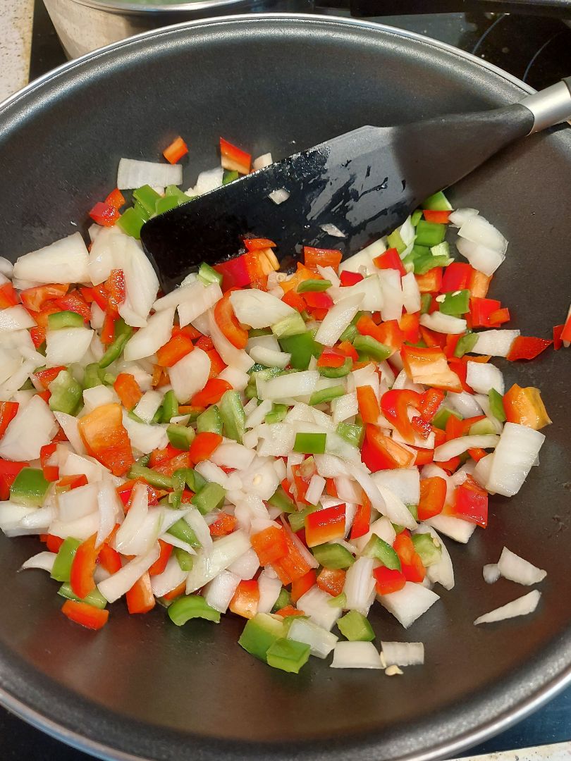 Quinoa con verduras y soja texturizada Step 0
