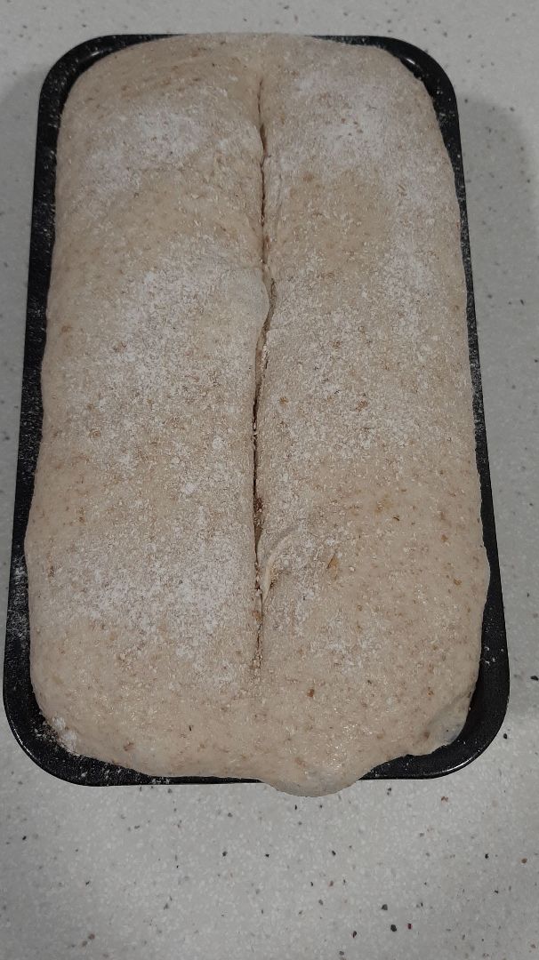 Pan integral con prefermento. Paso 6 Pan integral con prefermento. Paso 6