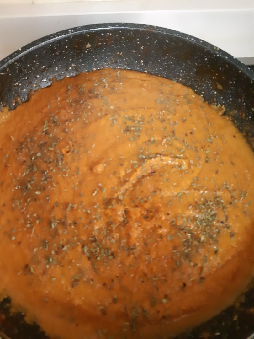 Pasta integral con salsa de verduras y atun Step 0