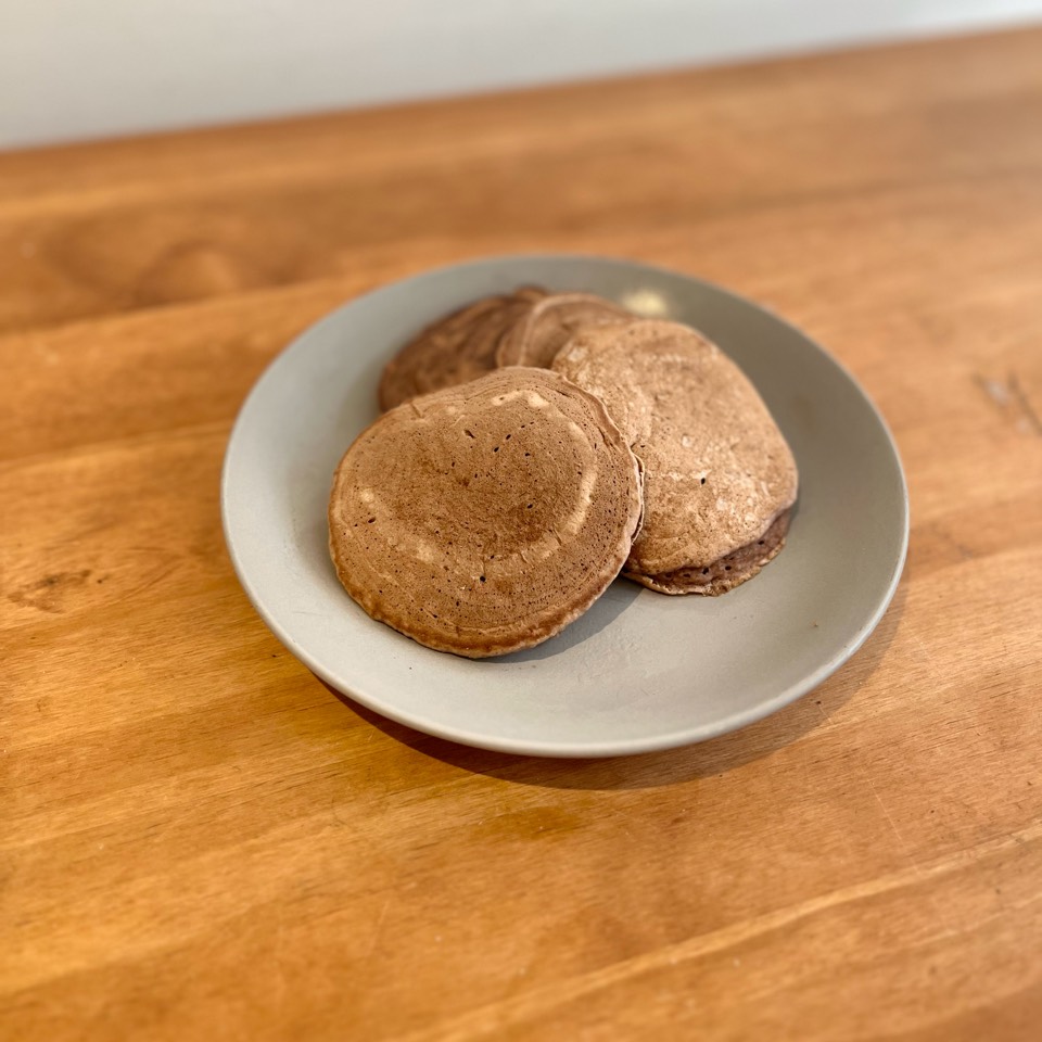 Brownie pancakes Brownie pancakes