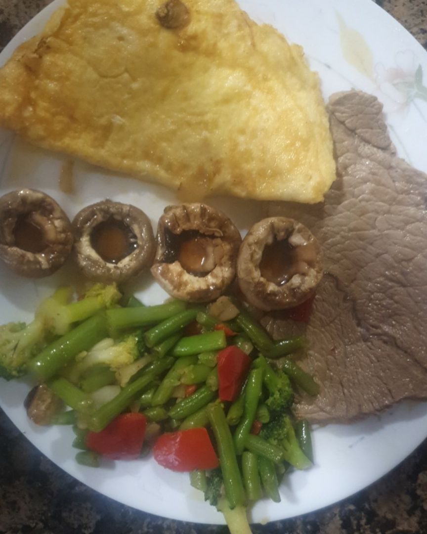 Plato combinado de ternera Plato combinado de ternera