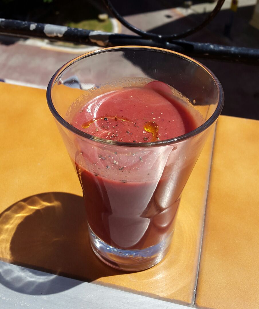 Gazpacho de cerezas Gazpacho de cerezas