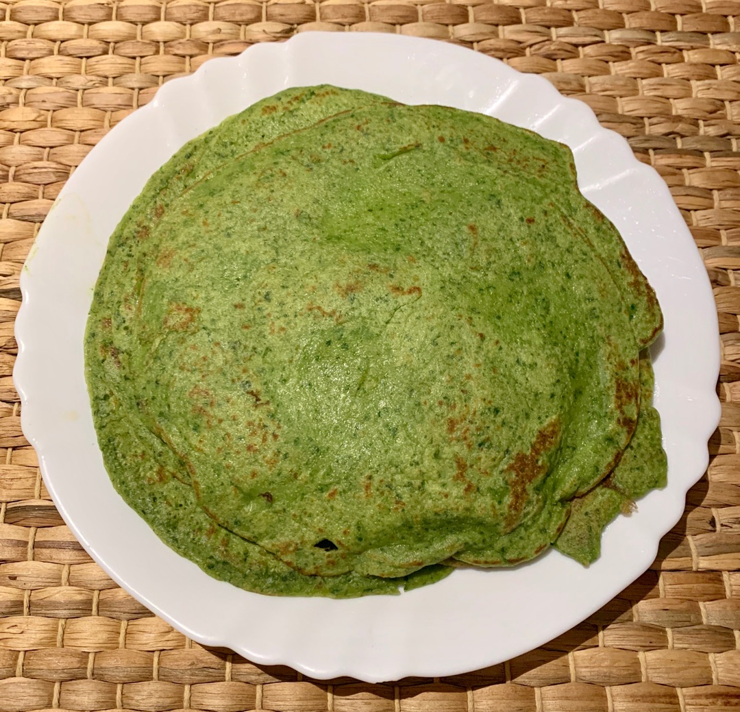 Crepes de espinacas 