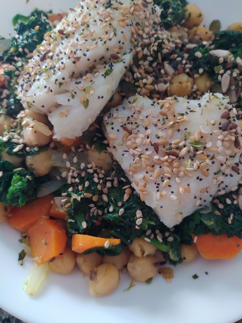 Garbanzos con espinacas y bacalao Garbanzos con espinacas y bacalao