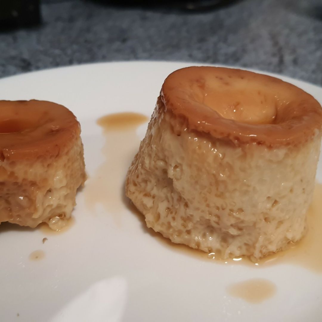 Flan de dieta con solo 2 ingredientes