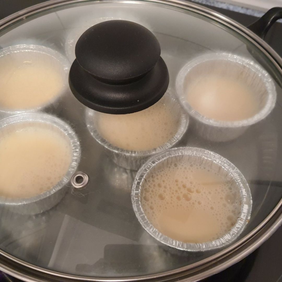 Flan de dieta con solo 2 ingredientes Paso 2 Flan de dieta con solo 2 ingredientes Paso 2