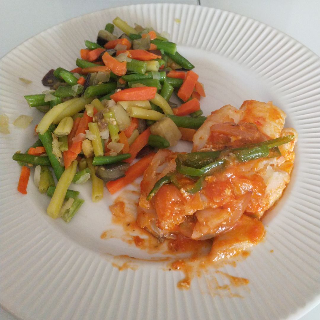 Bacalao con tomate Bacalao con tomate