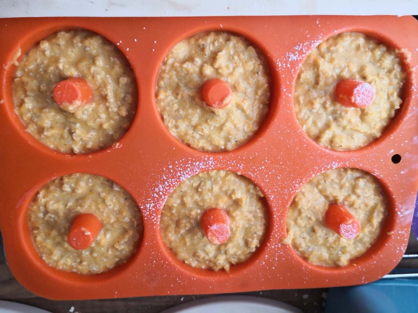 Donuts de calabaza y plátanoStep 0