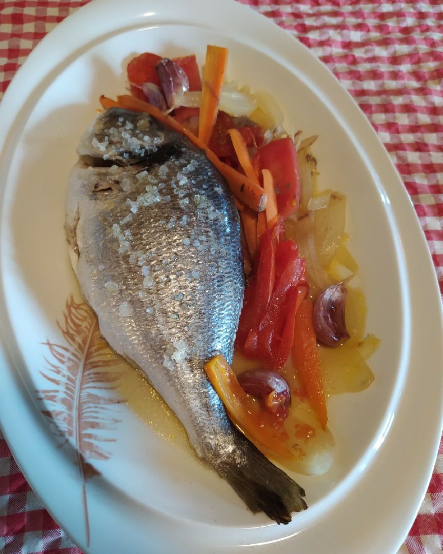 Dorada a la papillote