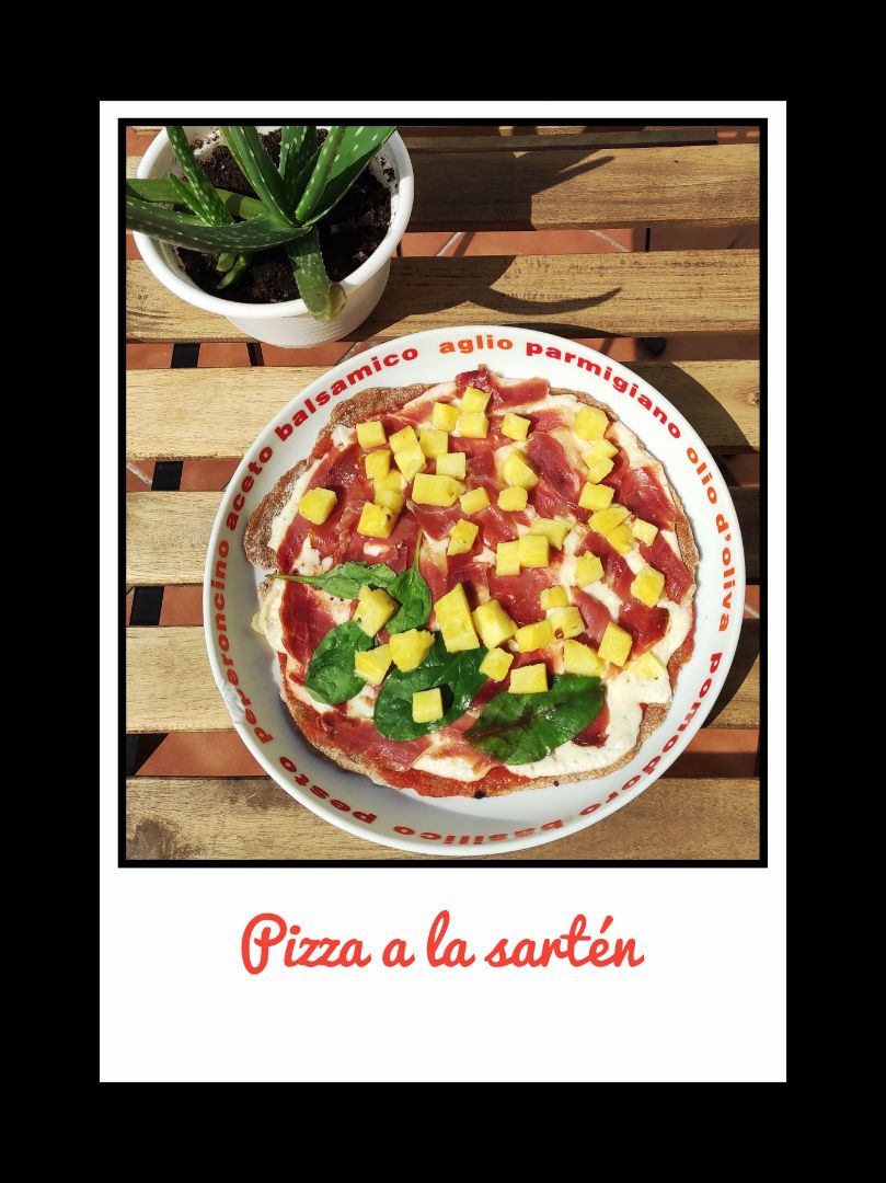Pizza a la sartén Pizza a la sartén