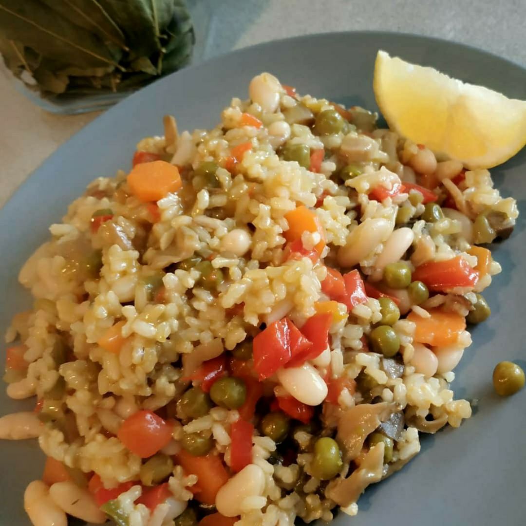 Arroz con verduras Paso 4 Arroz con verduras Paso 4