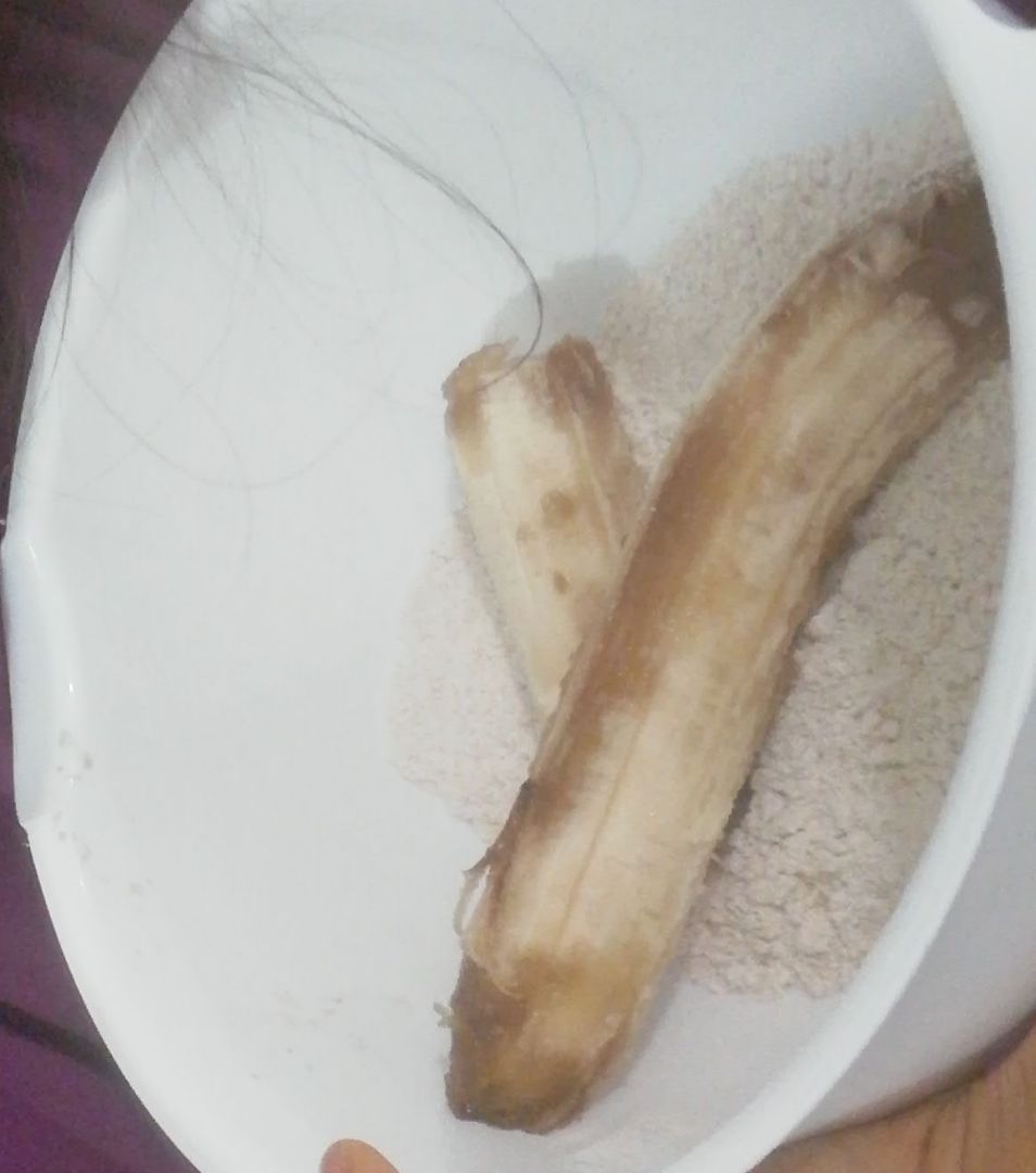Bizcocho de banano Paso 0 Bizcocho de banano Paso 0