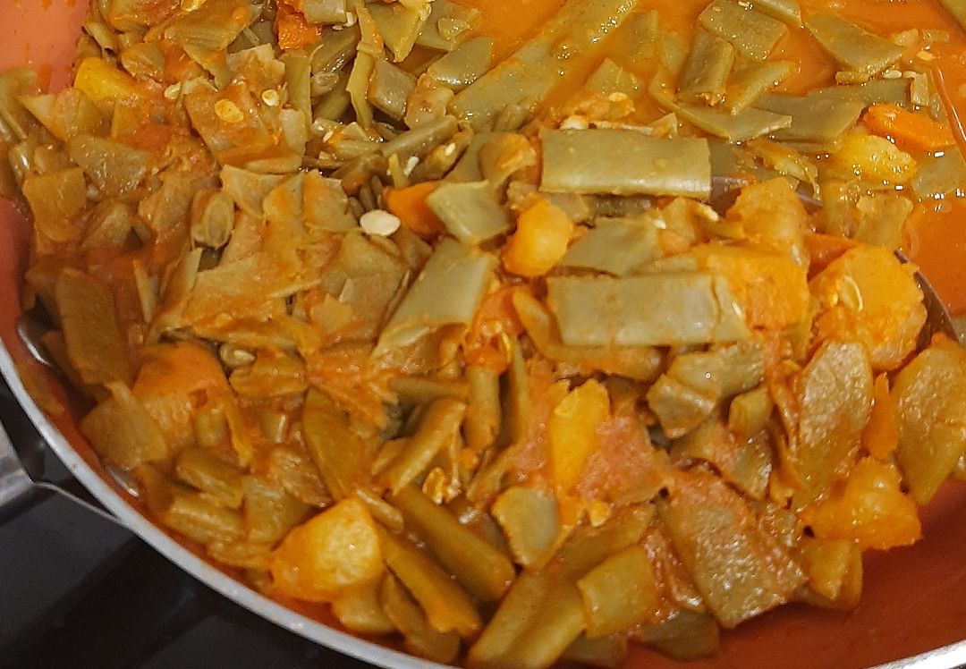Judías verdes con patatas y zanahoria Judías verdes con patatas y zanahoria