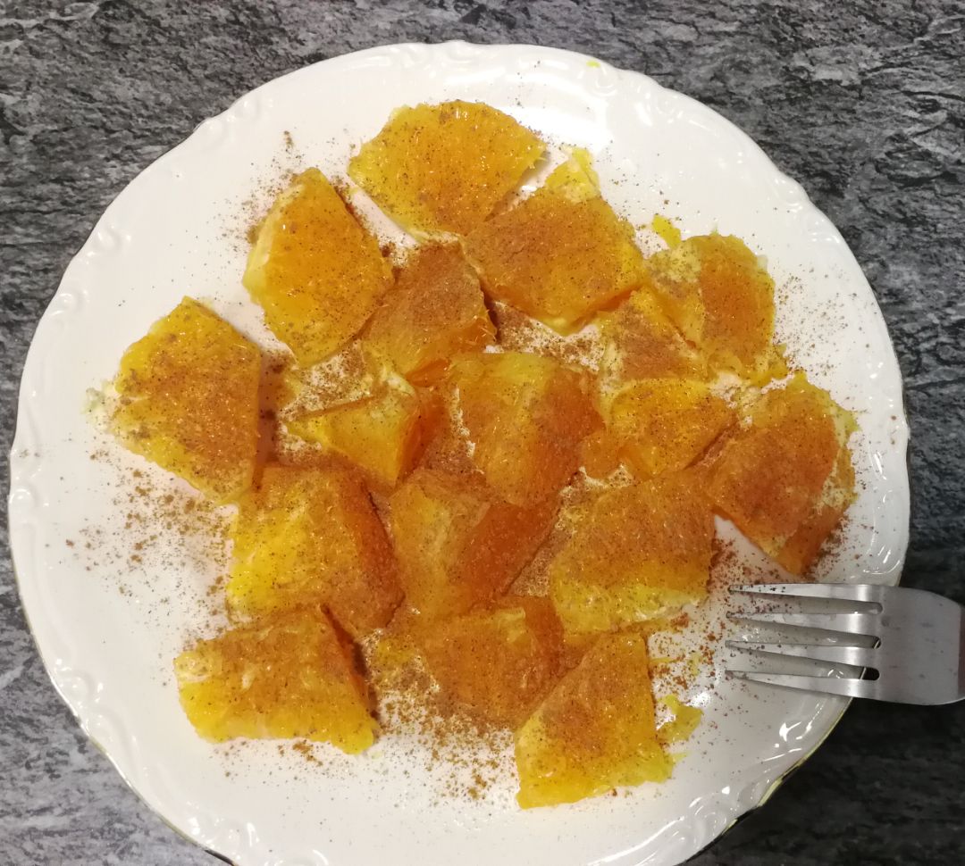 Naranja con canela