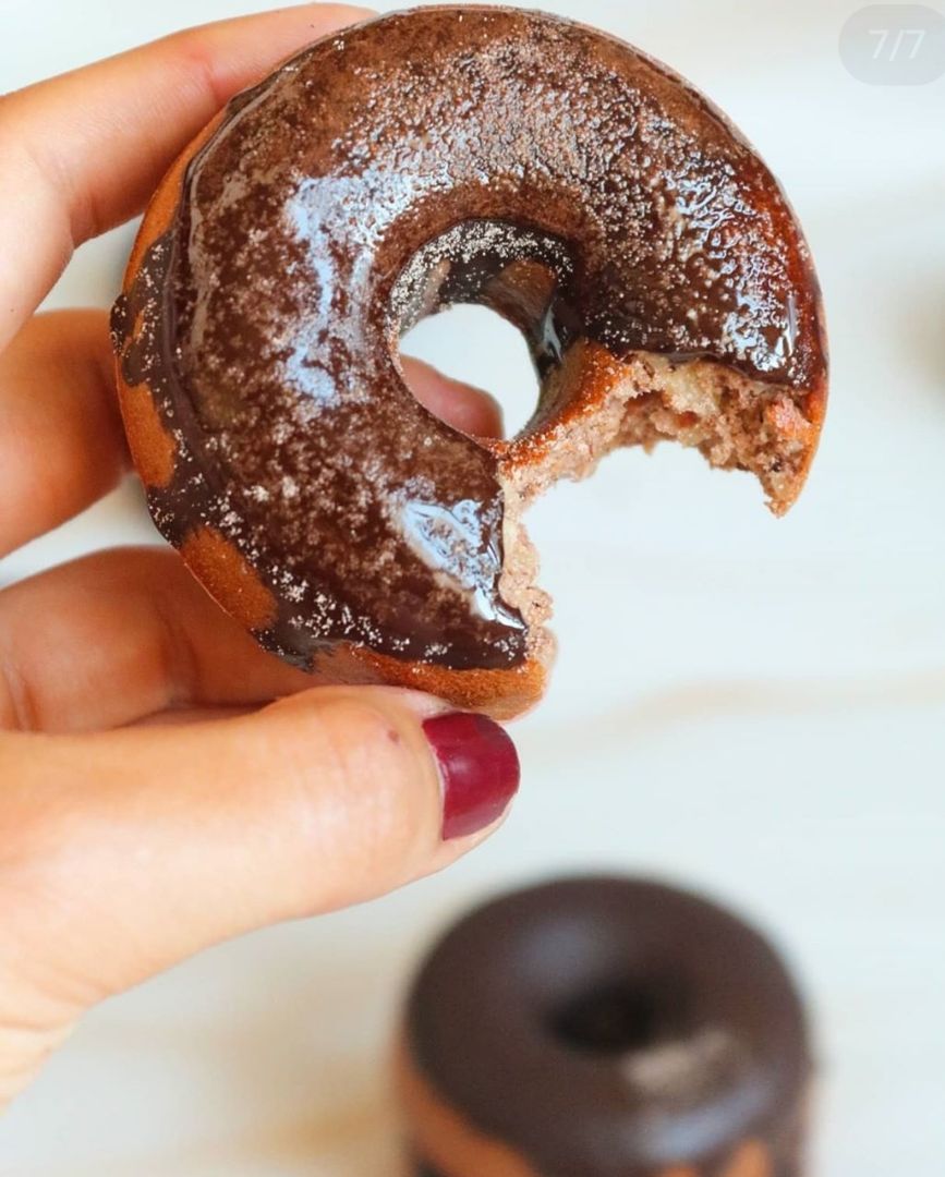CHOCOPROTEIN DONUTS Paso 3 CHOCOPROTEIN DONUTS Paso 3