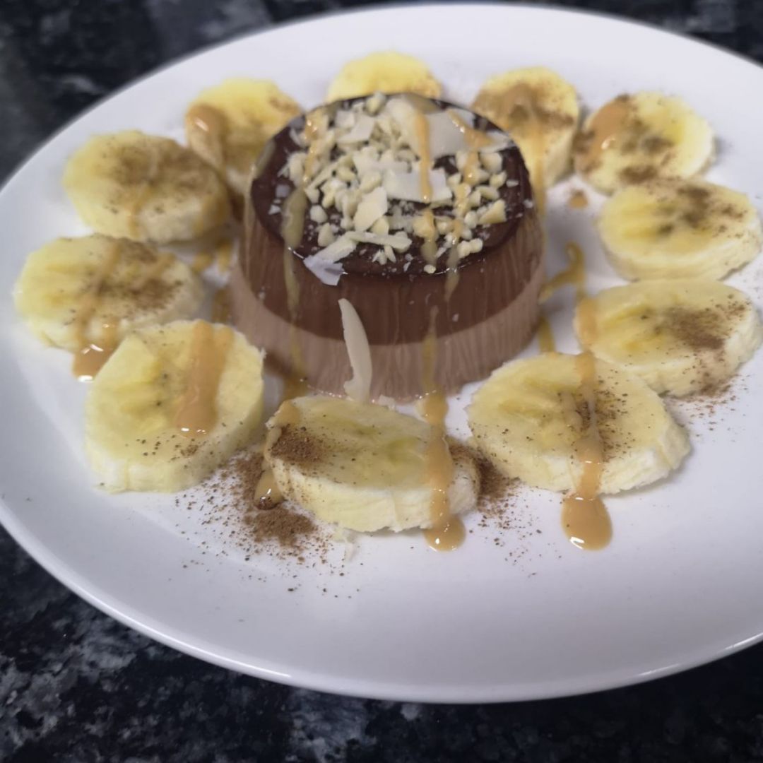 Flan de chocolate Flan de chocolate