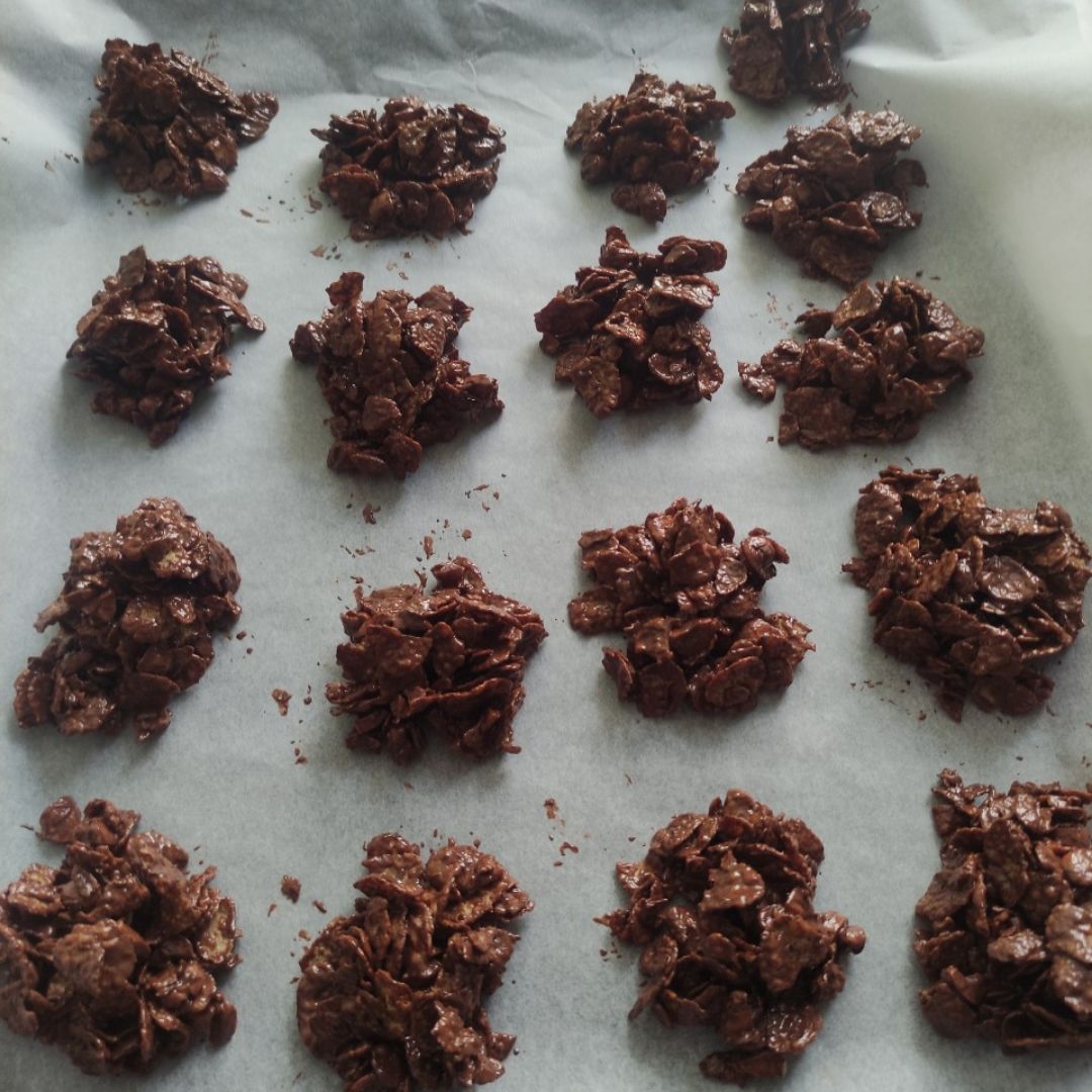 Rocas con chocolate 85%🌾🍫 Rocas con chocolate 85%🌾🍫