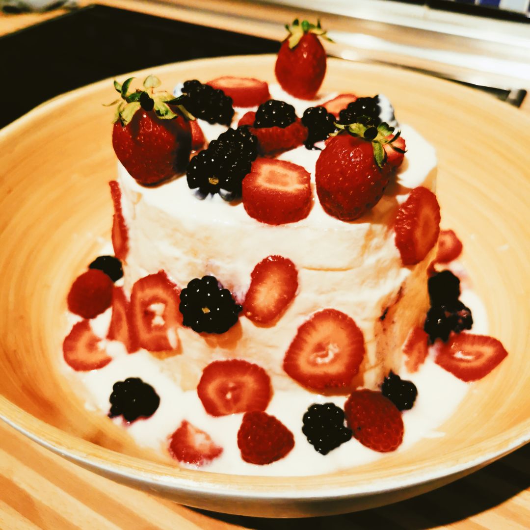 Tarta de melón y frutos rojos Tarta de melón y frutos rojos