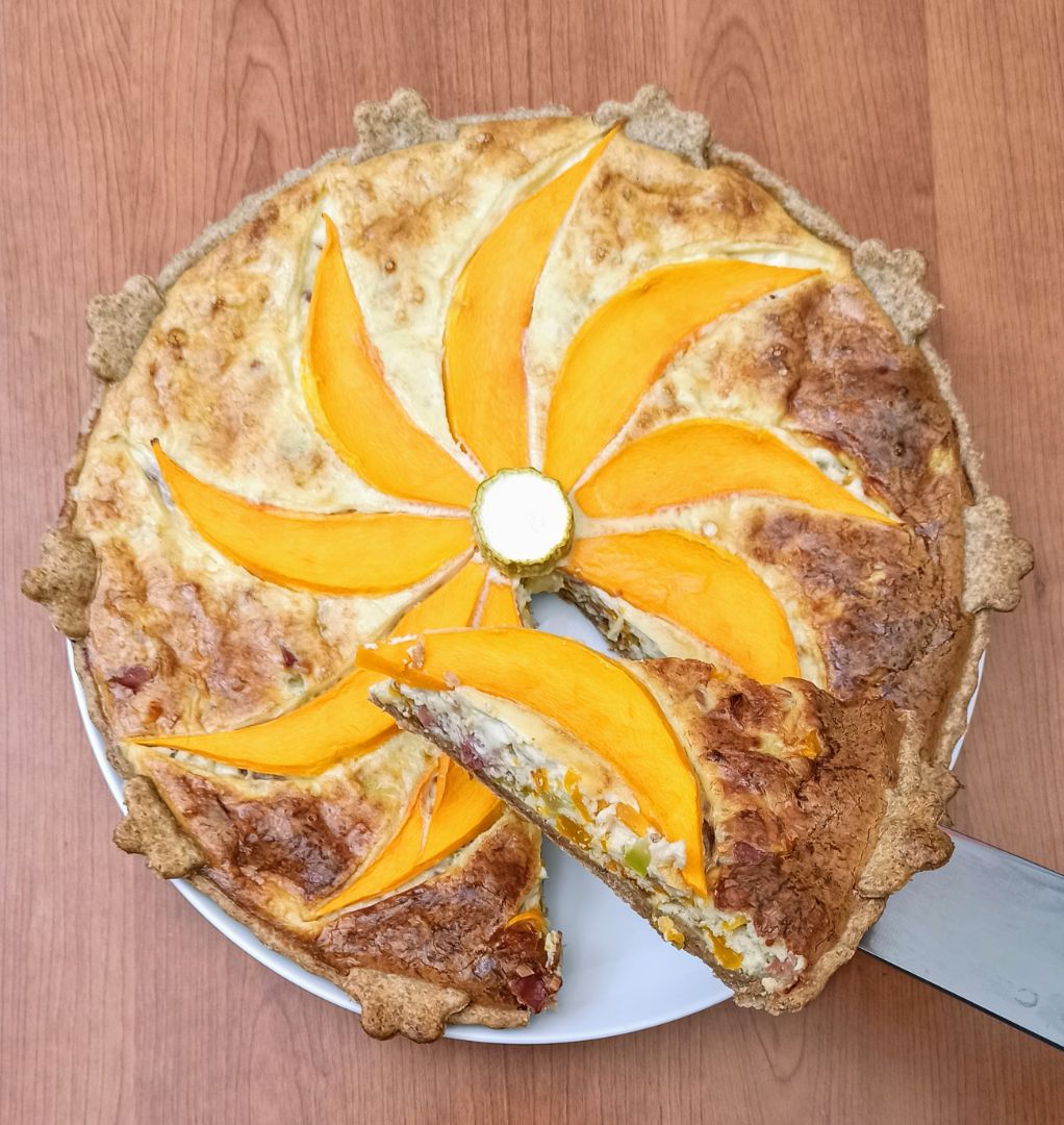 🌸QUICHE DE CALABAZA Y GORGONZOLA🌸 🌸QUICHE DE CALABAZA Y GORGONZOLA🌸