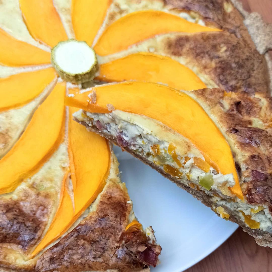 🌸QUICHE DE CALABAZA Y GORGONZOLA🌸 Paso 5 🌸QUICHE DE CALABAZA Y GORGONZOLA🌸 Paso 5