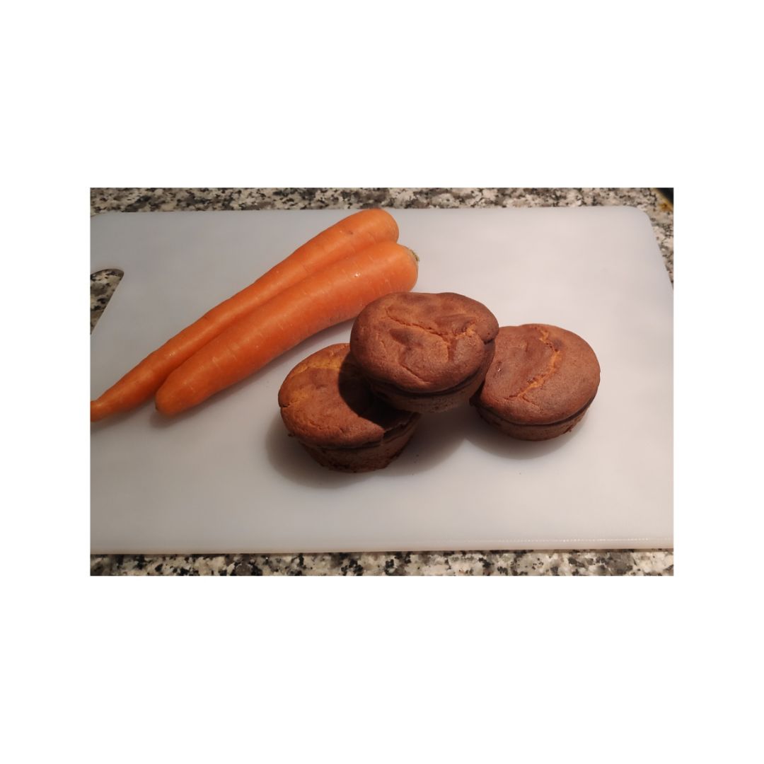 Magdalenas estilo carrot cake Magdalenas estilo carrot cake