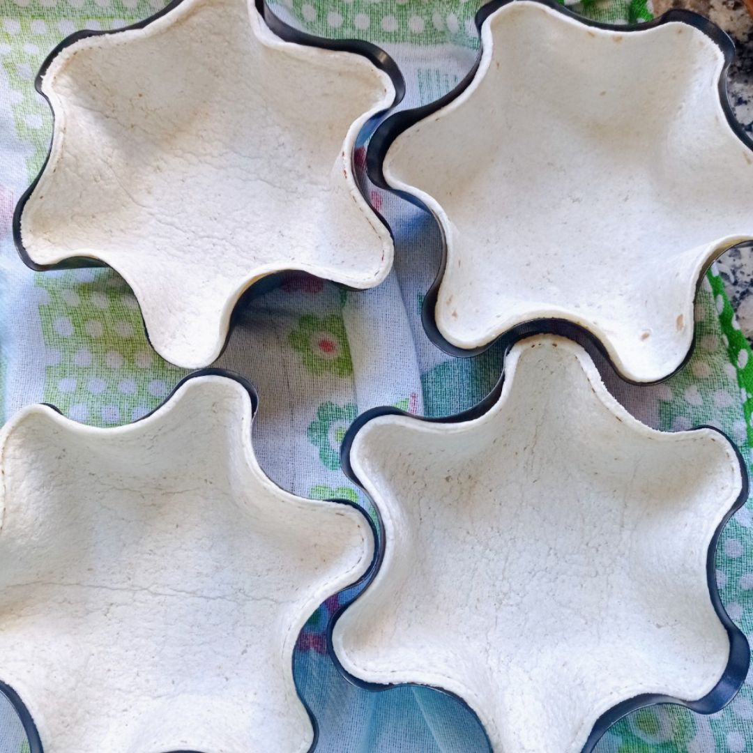 Tartaletas de cheesecake de coco y Lima 🥥💚 Paso 2
