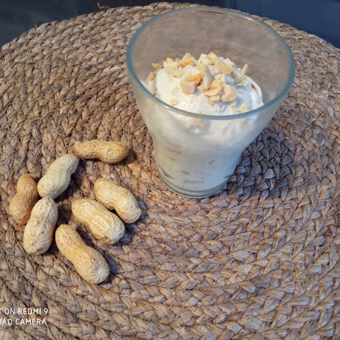 Helado de crema de cacahuete Helado de crema de cacahuete