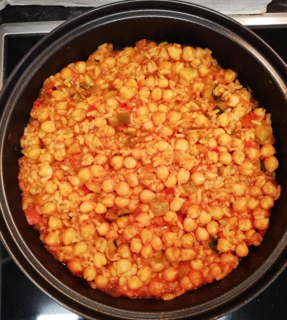 Garbanzos con Arroz 