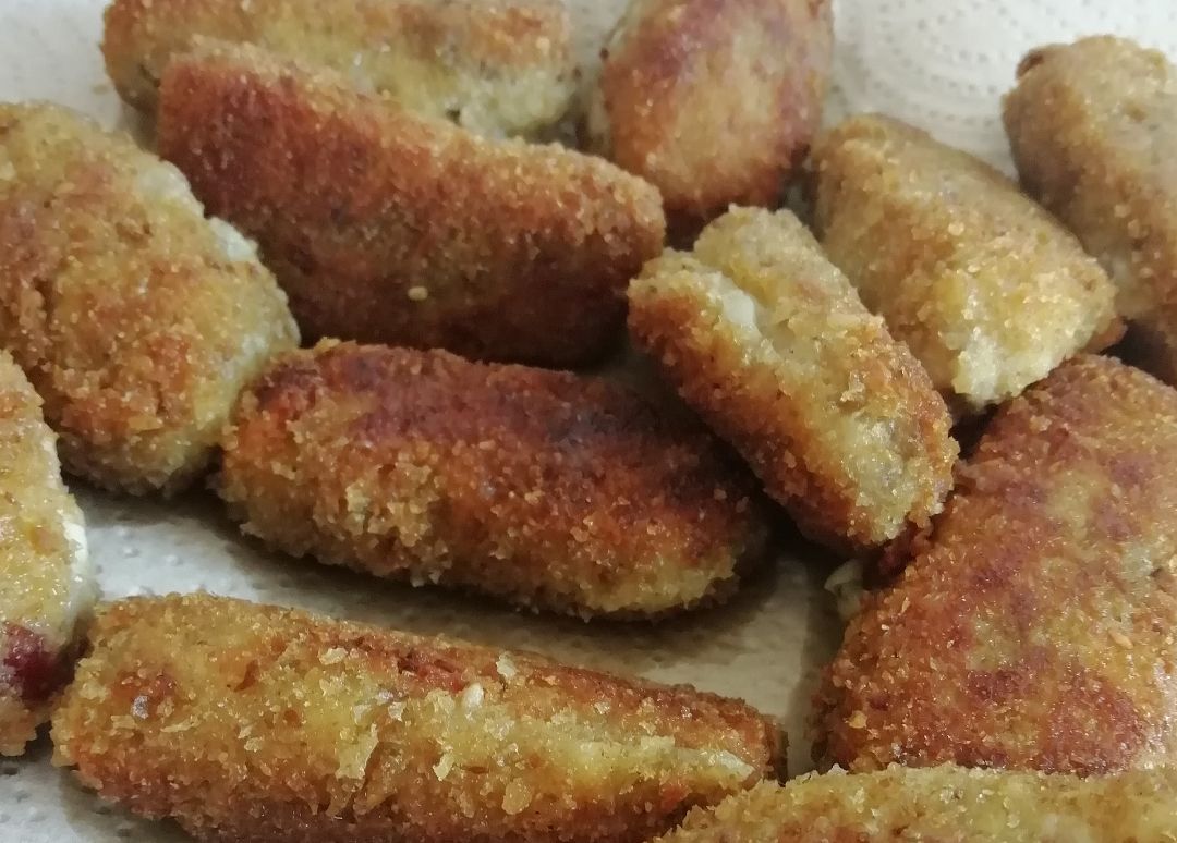Croquetas de setas y jamón Croquetas de setas y jamón
