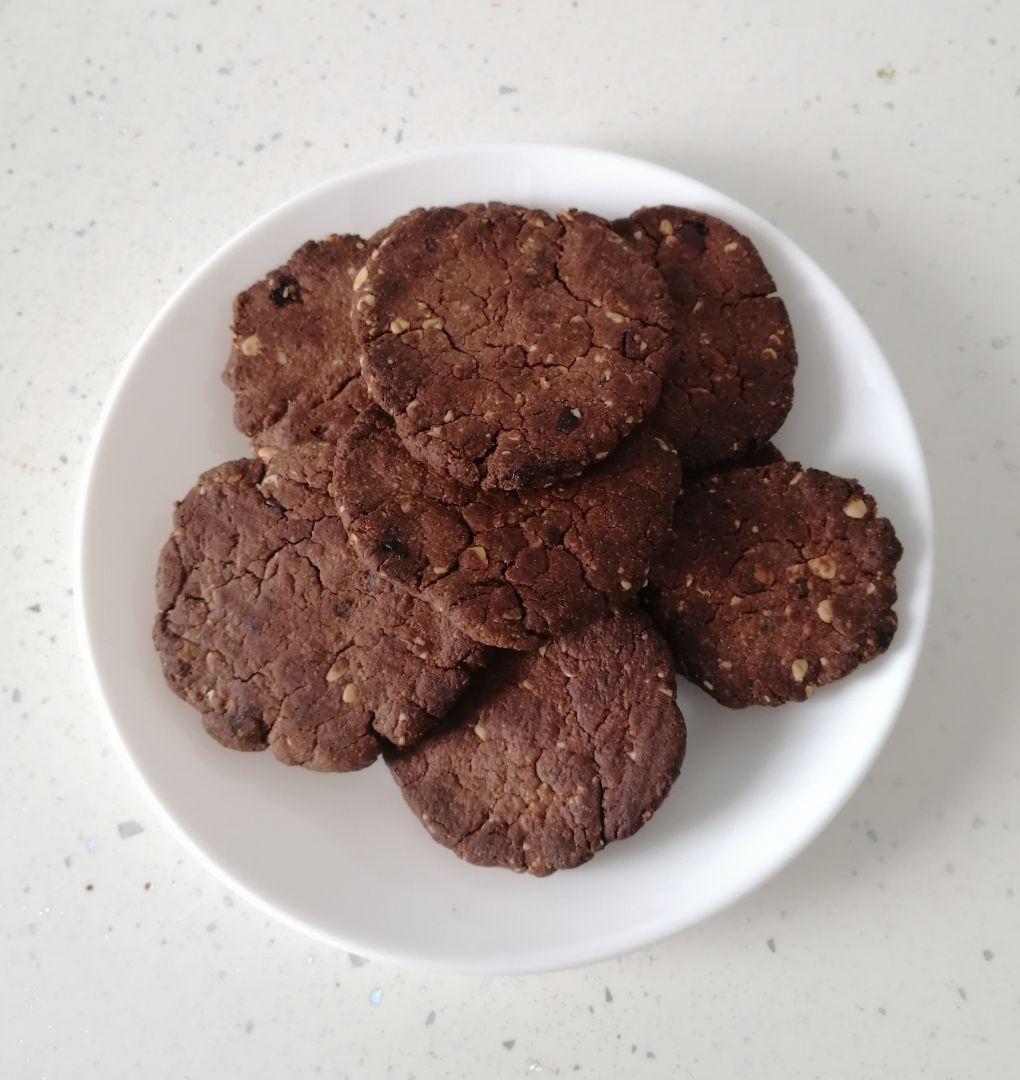 Galletas crujientes de chocolate