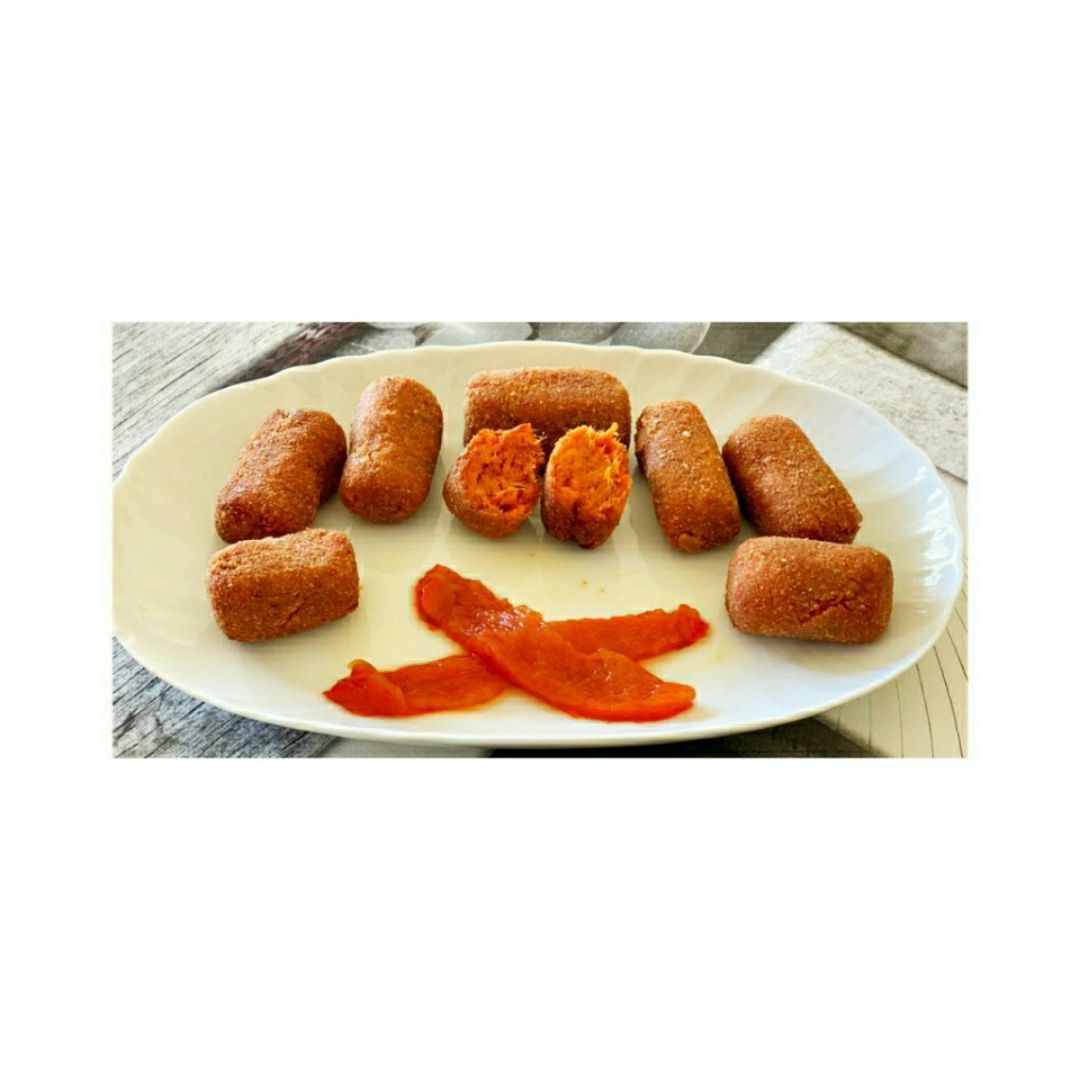 Croquetas de pimiento del piquillo y atún