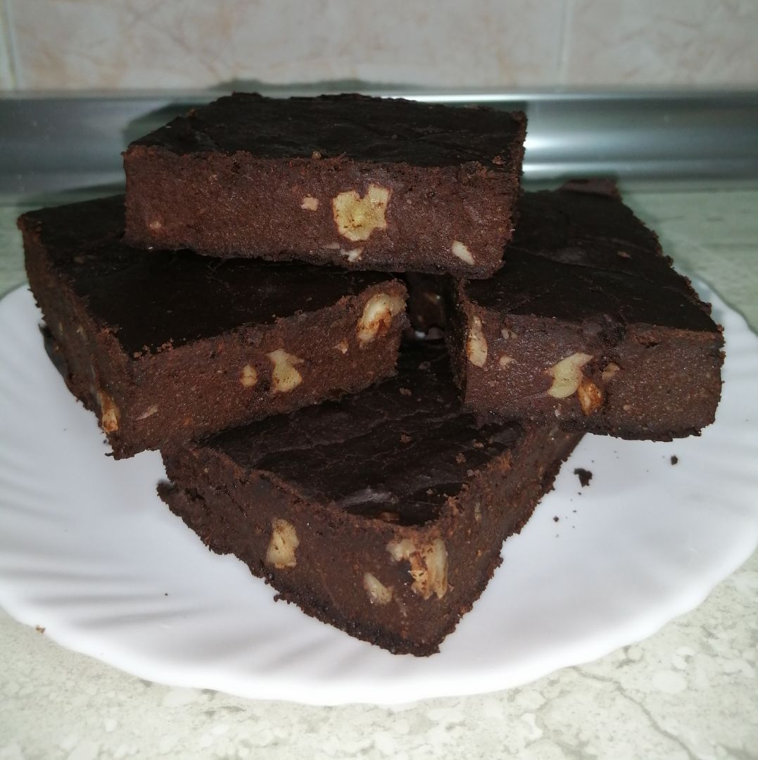 Brownie de  calabaza 