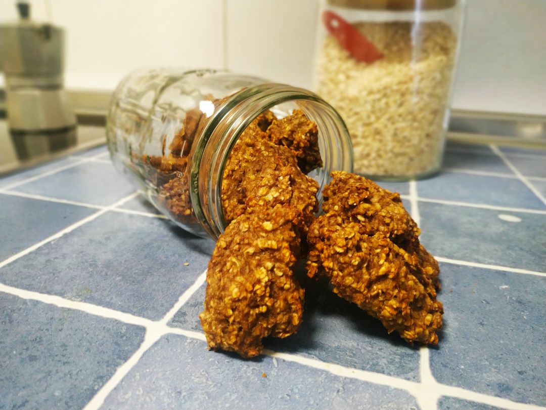 Bocaditos de avena y plátano 