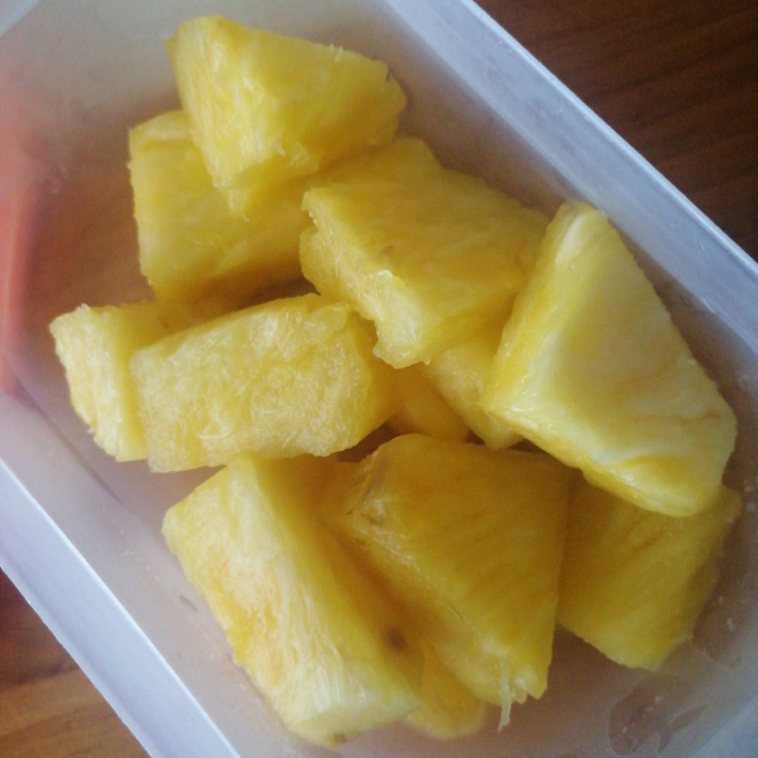 Helado de piña 🍍 Paso 1 Helado de piña 🍍 Paso 1