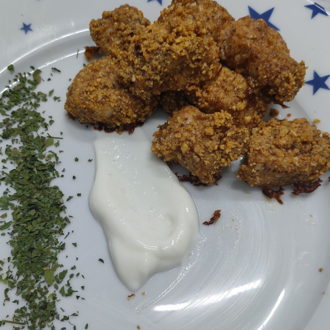 Nuggets de pollo y alioli fit Nuggets de pollo y alioli fit