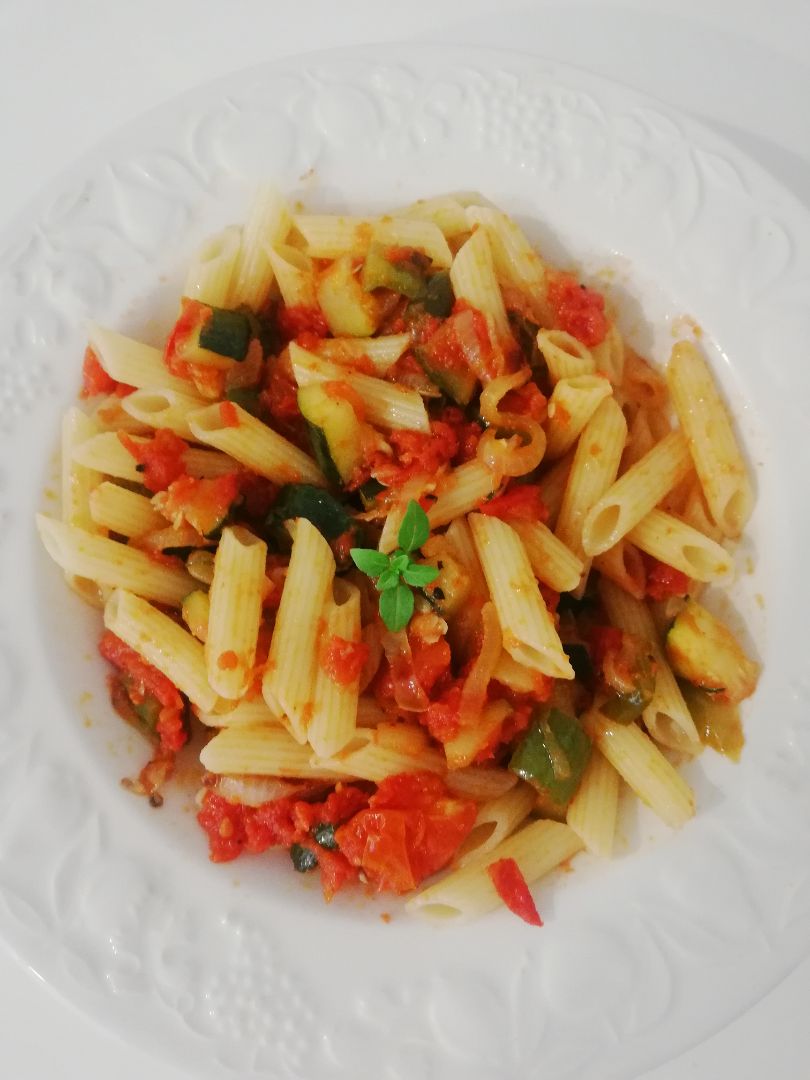 Pisto con pasta Pisto con pasta