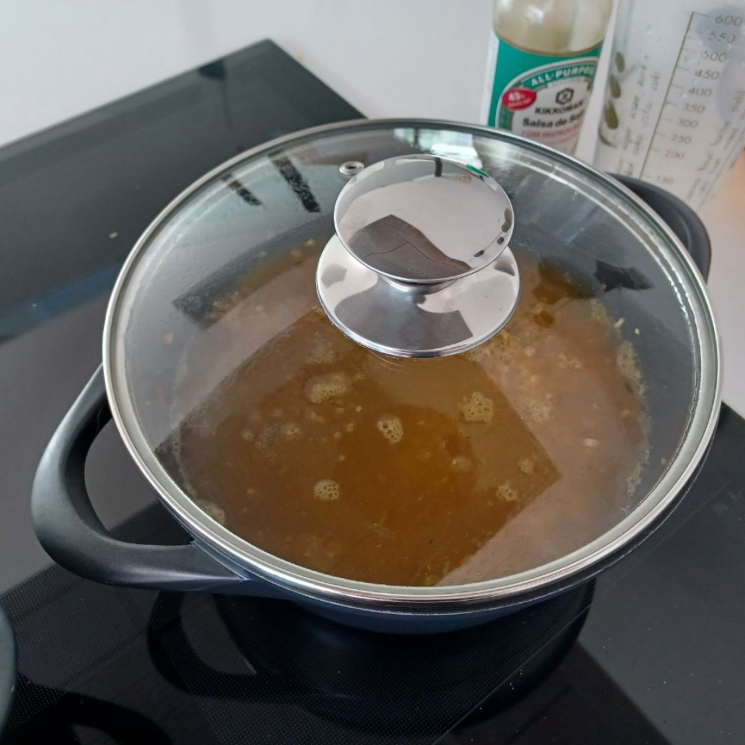 Arroz con salmón terayaki Paso 4 Arroz con salmón terayaki Paso 4