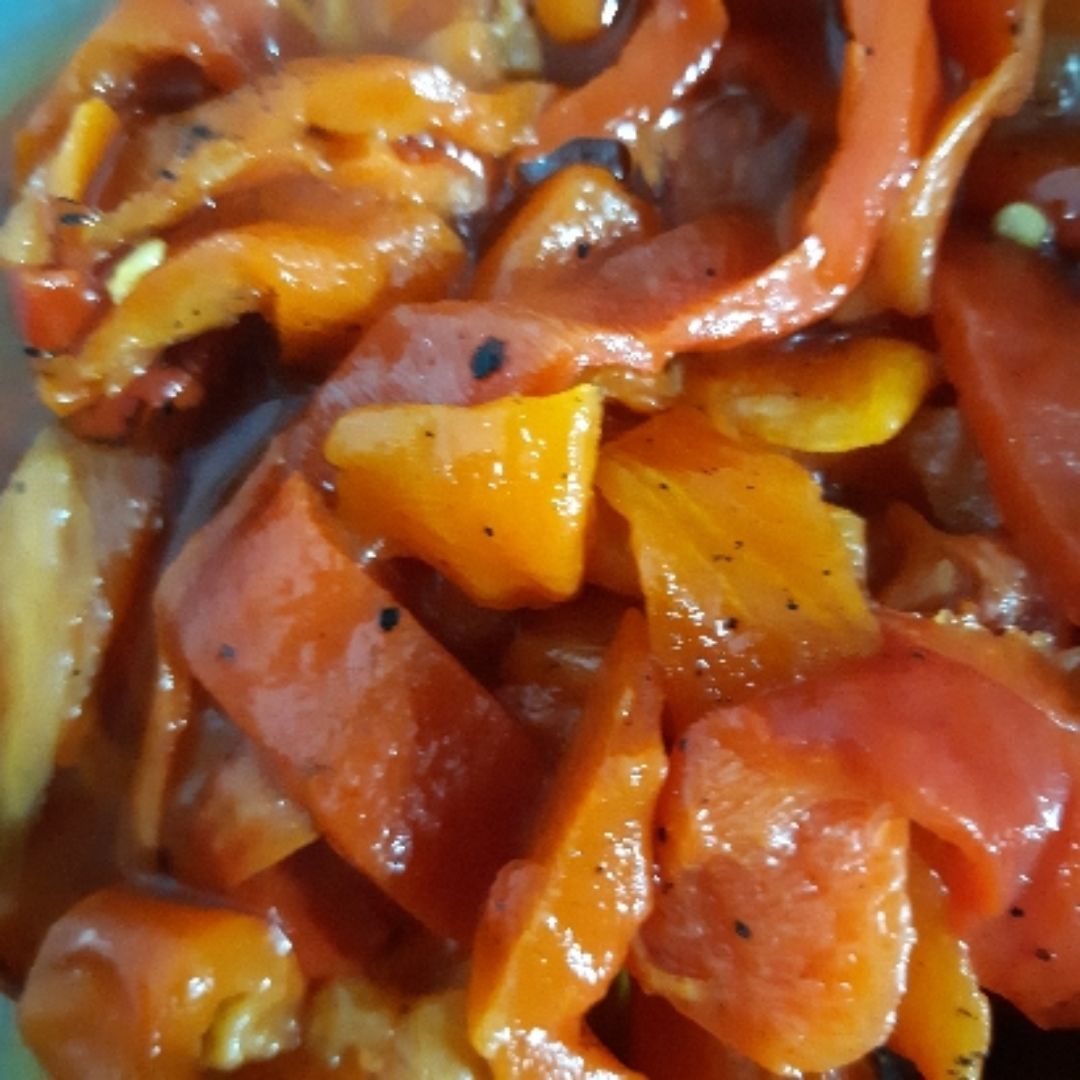 Ensalada de pimientos asados Ensalada de pimientos asados