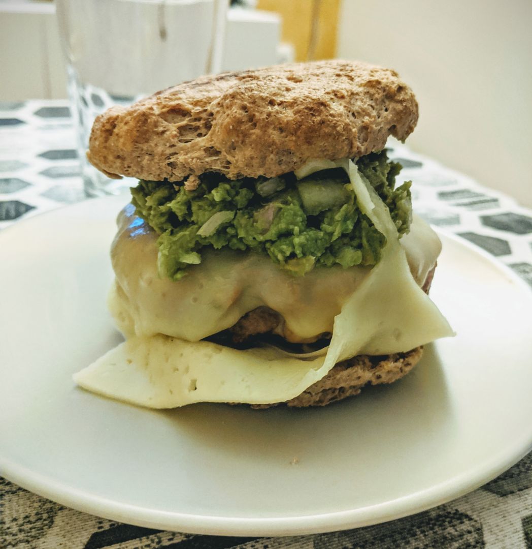 Pan rápido de hamburguesa