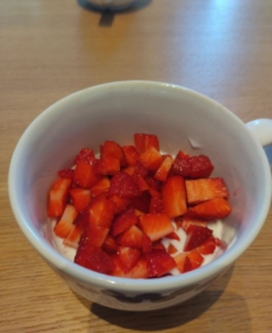 Kéfir con fresas Kéfir con fresas