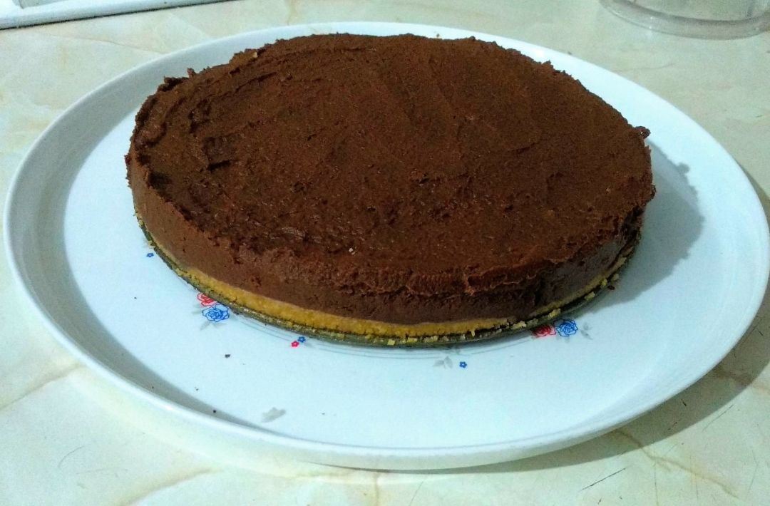 Pastel de calabaza con chocolate 🎃🥧 Paso 4 Pastel de calabaza con chocolate 🎃🥧 Paso 4