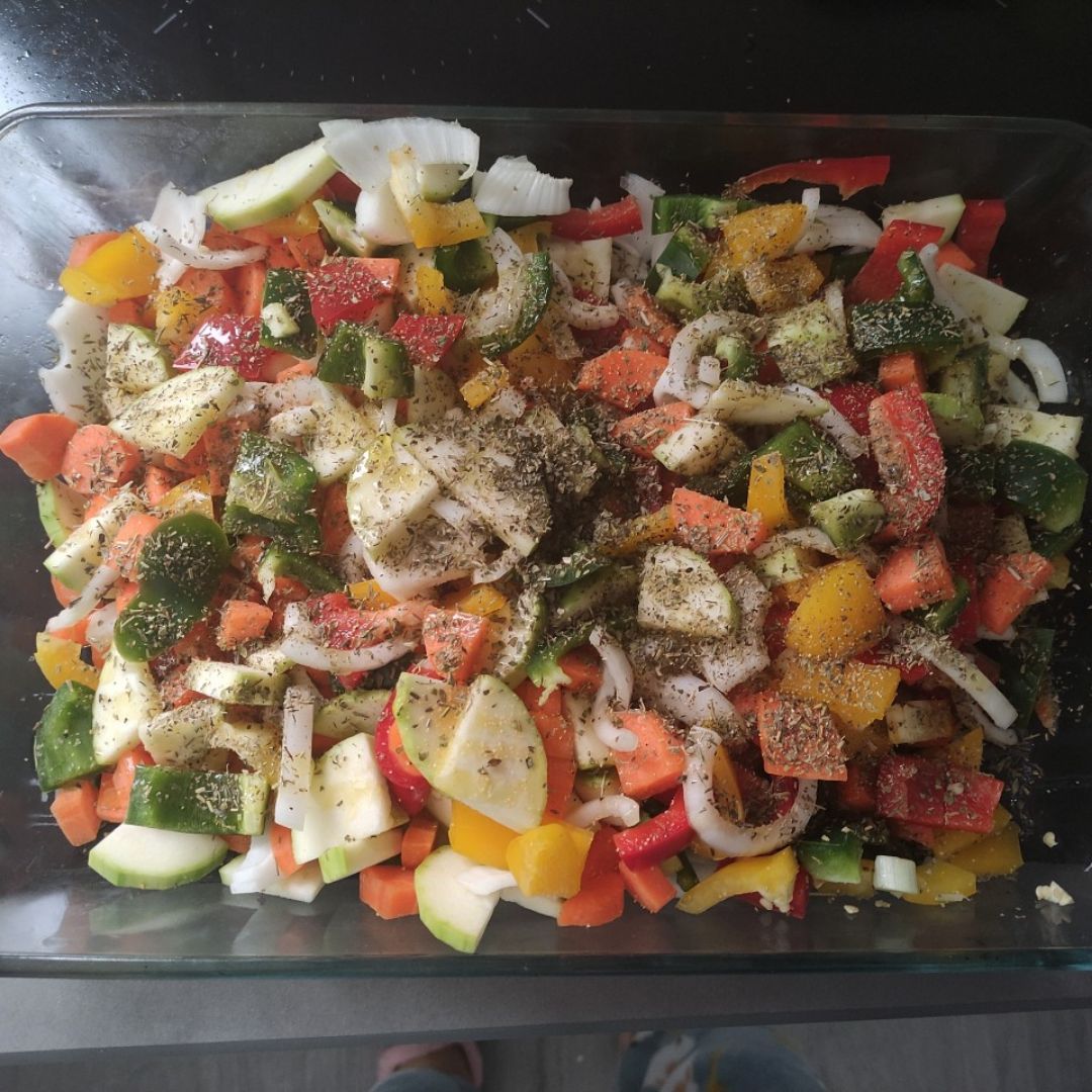 Verduras al horno Paso 1 Verduras al horno Paso 1
