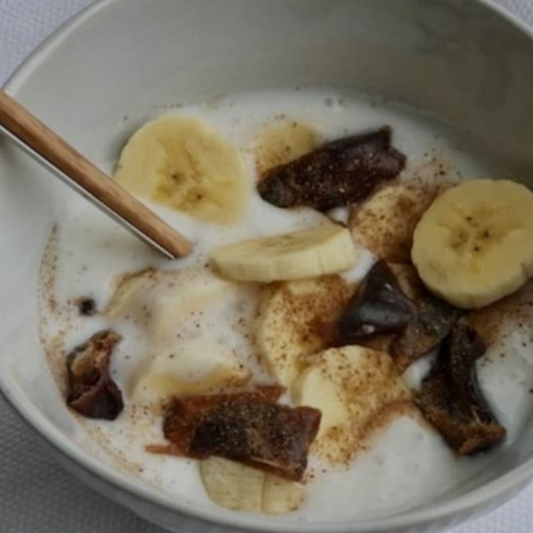 Yogur con avena