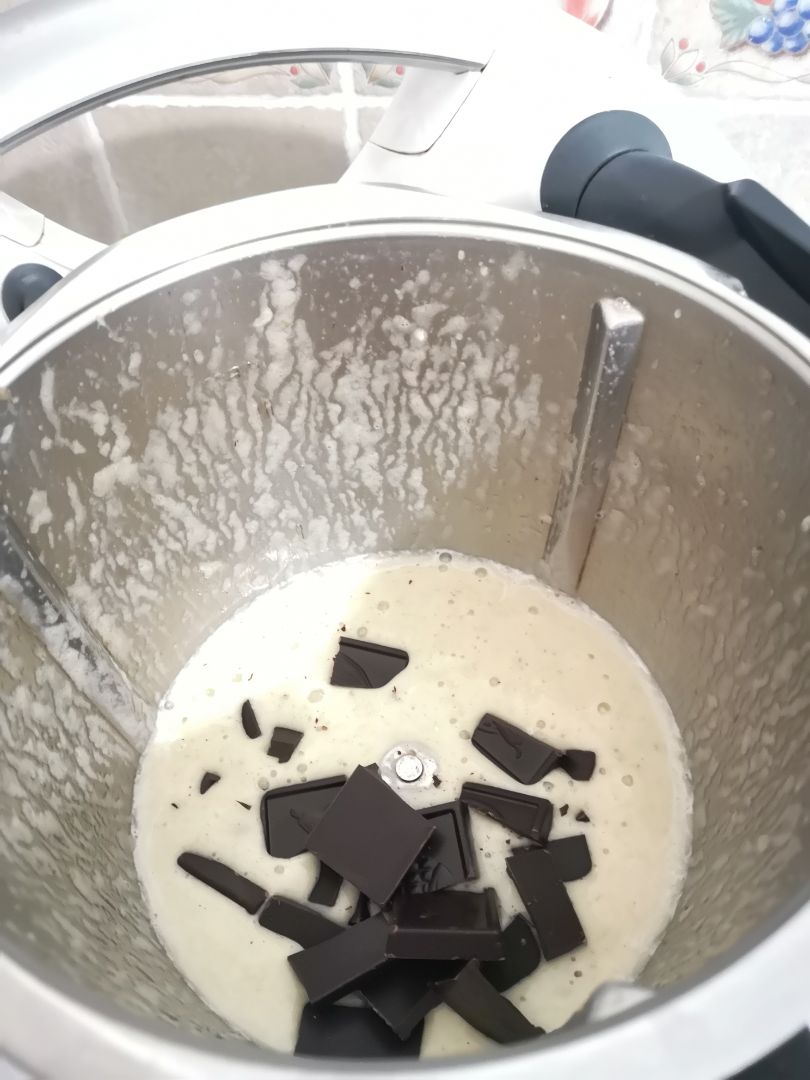Mousse de plátano 🍌 y chocolate 🍫 Paso 1 Mousse de plátano 🍌 y chocolate 🍫 Paso 1