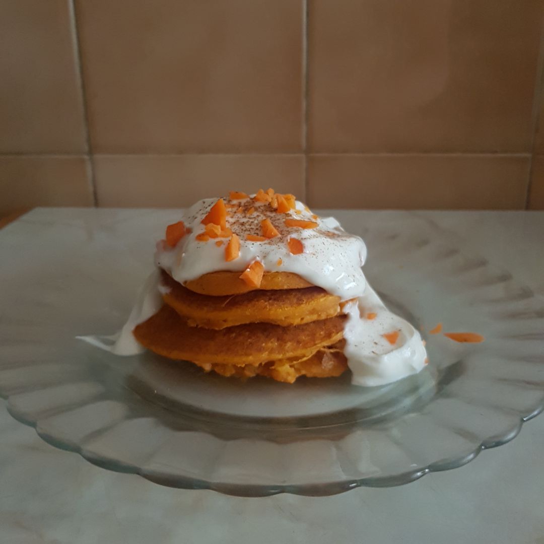 Tortitas carrot cake Tortitas carrot cake